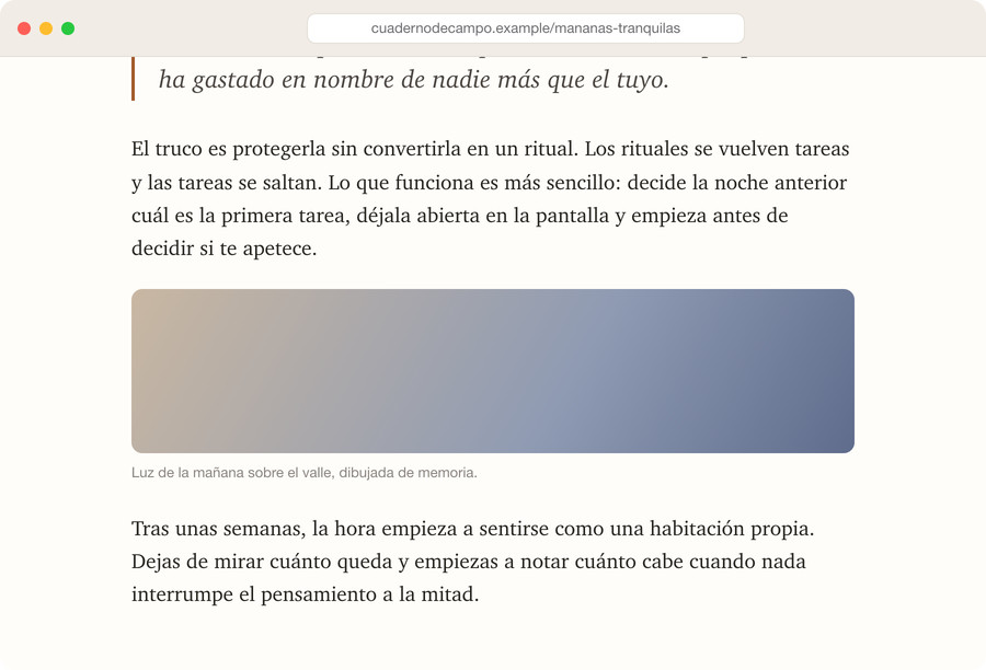 La misma página más abajo: empieza con las líneas en las que acabó la primera captura